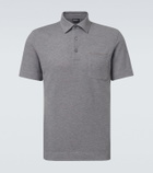 Zegna Cotton piqué polo shirt