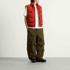 Stone Island Men's Nylon Metal EcoNyl Down Vest in Scarlet