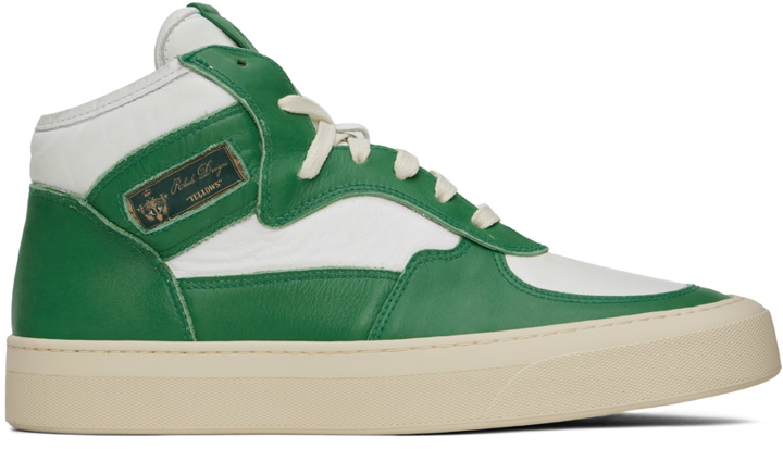 Photo: Rhude Green & White Cabriolets Sneakers