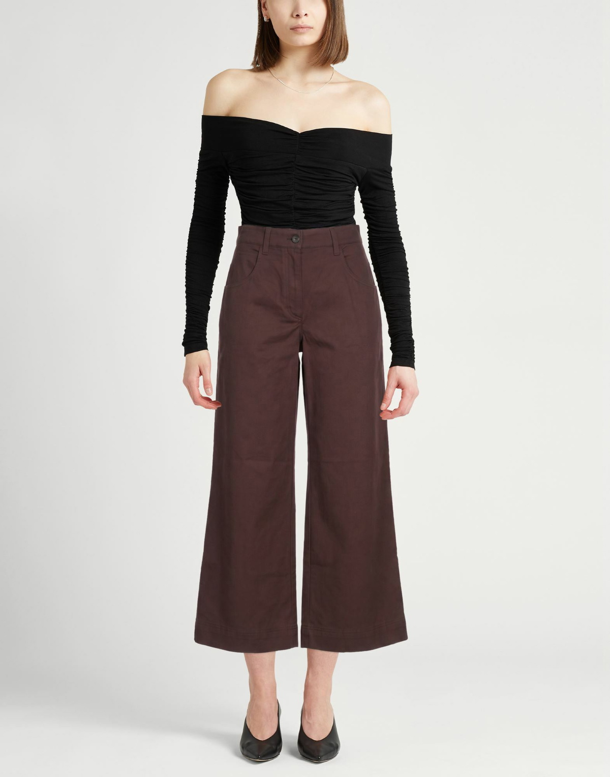 Theory Womens Pants Chocolate in Brown
