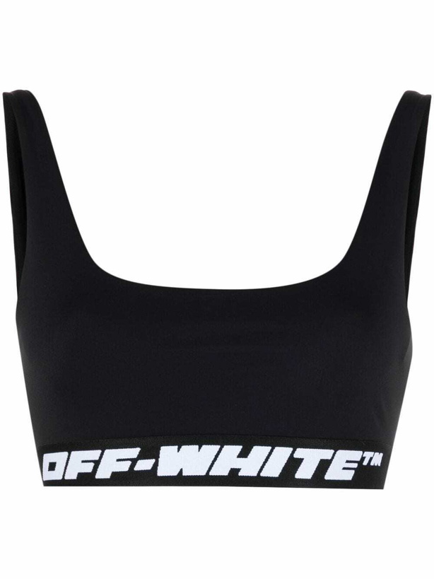 Photo: OFF-WHITE - Logo Band Bra Top