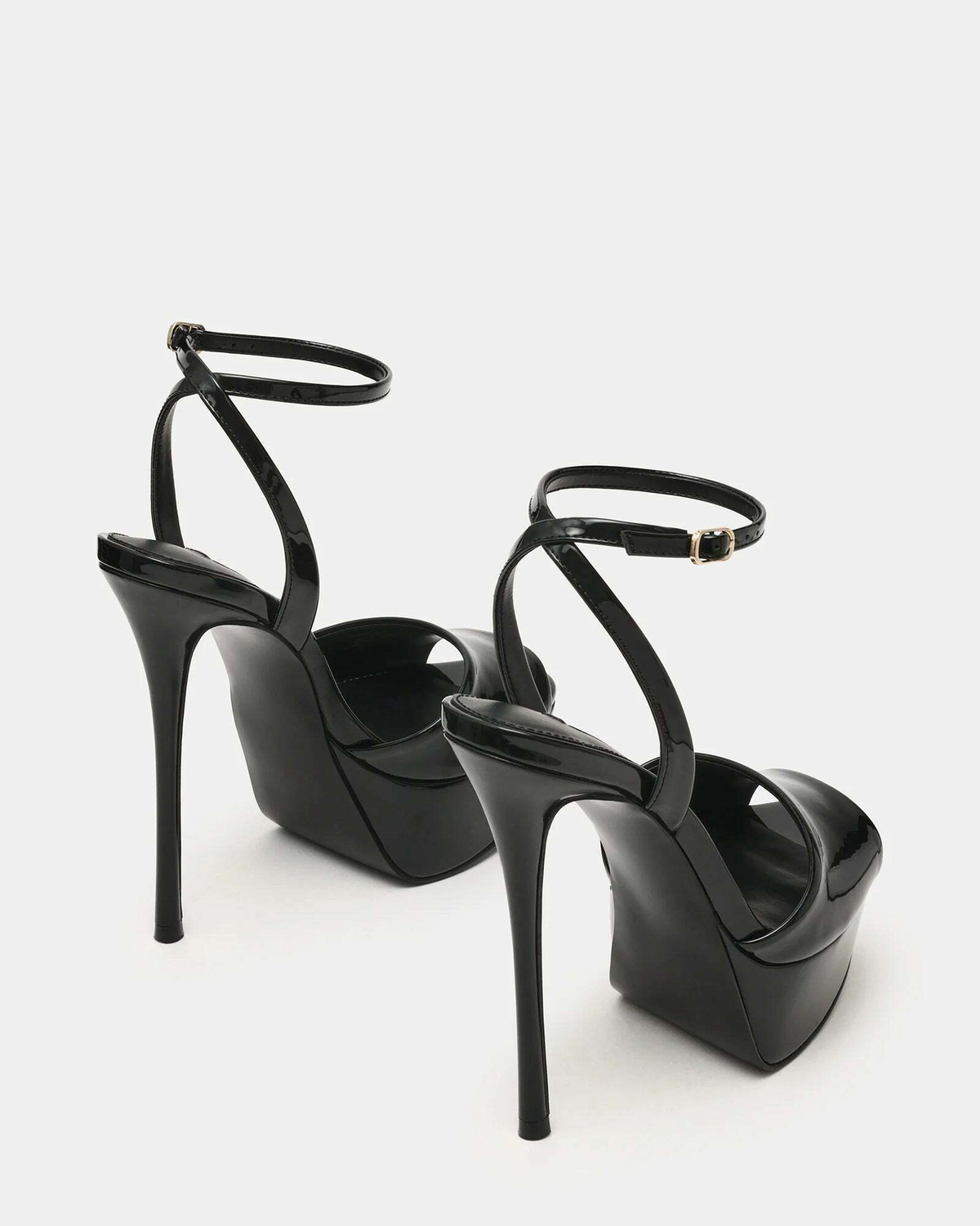 Steve Madden Jezzica Heels in Black Patent