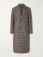 Dolce&Gabbana - Checked Wool-Blend Tweed Coat - Brown