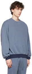 John Elliott Blue 1992 Crew Sweatshirt