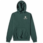 END. x Sporty & Rich Milano Crest Hoody in Forest/Cream
