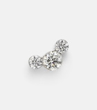 Maria Tash 18kt white gold (750/1000) single earring with diamonds