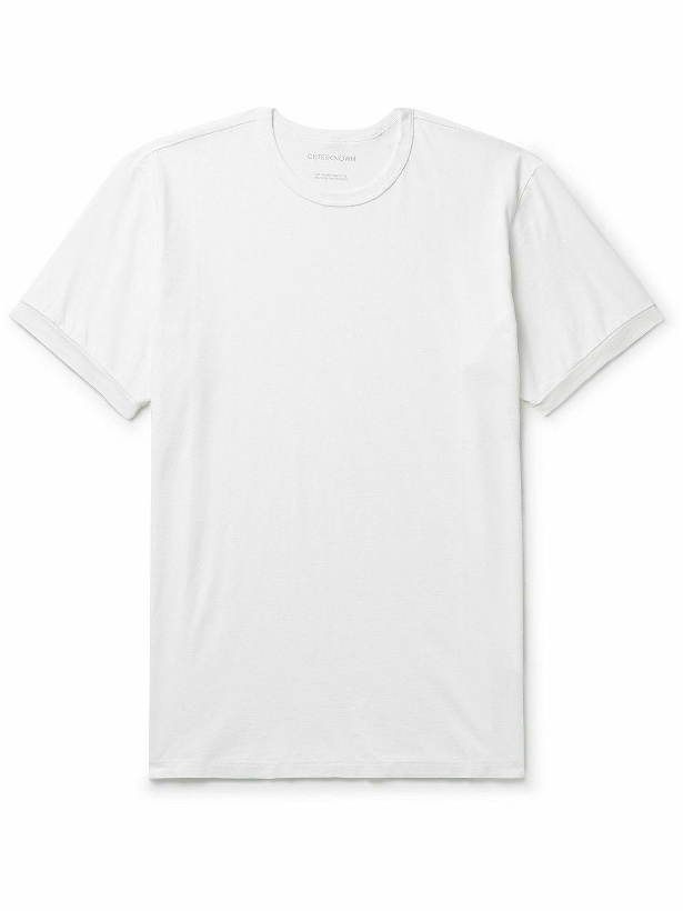 Photo: Outerknown - Sojourn Organic Pima Cotton-Jersey T-Shirt - White