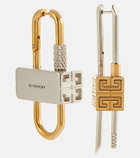 Givenchy Lock asymmetric earrings