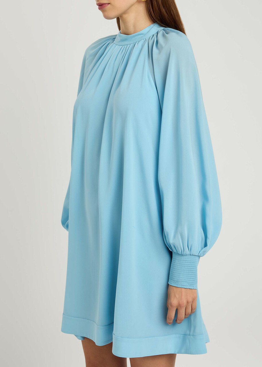Alice + Olivia Gracen Trapeze Chiffon Mini Dress Blue Alice + Olivia Alice + Olivia Gracen Trapeze Chiffon Mini Dress Blue Alice + Olivia