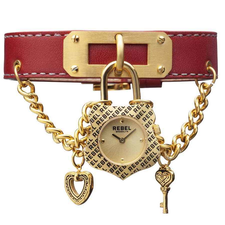 Photo: Rebel Seagate Gold Dial Ladies Watch RB114-9051