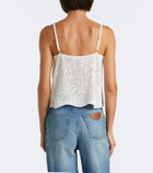 Chloé Pointelle cotton top