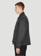 Quilted Worker Jacket in Black