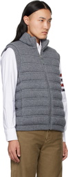 MACKAGE Gray Alan Cashmere Light Down Vest
