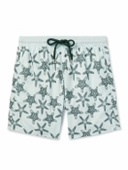 Vilebrequin - Moorea Mid-Length Printed Recycled Swim Shorts - Blue