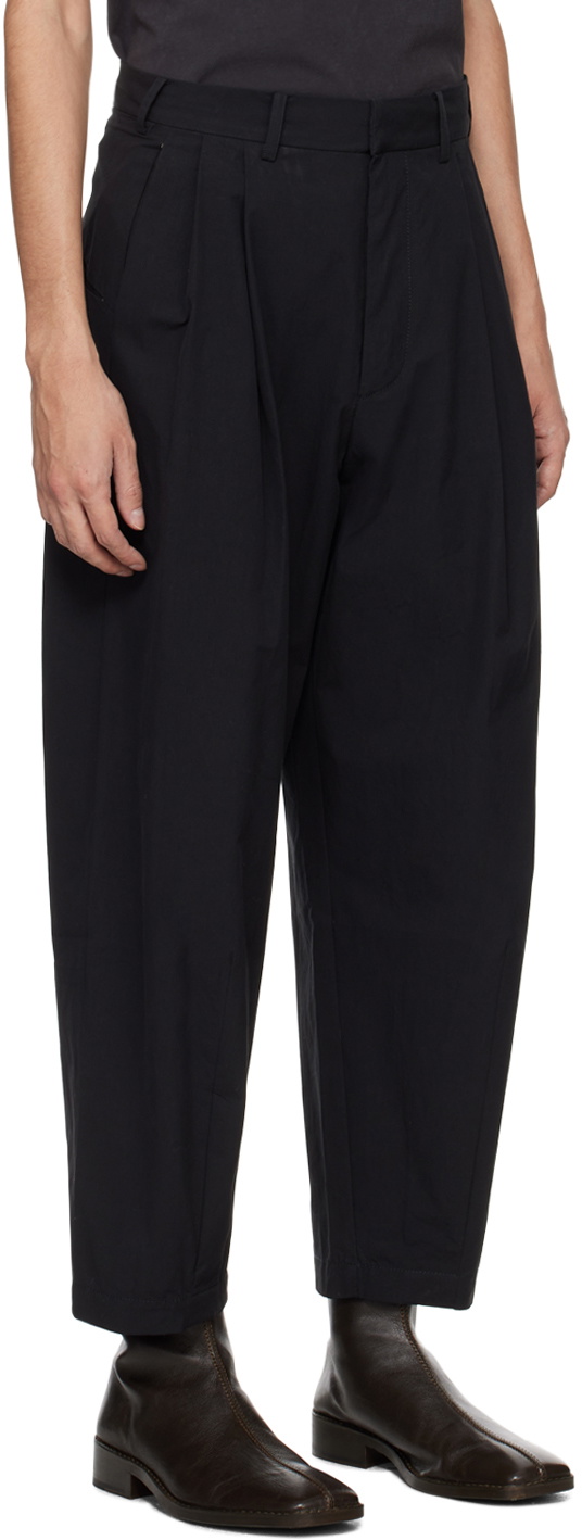 UMA WANG Black Peanut Trousers