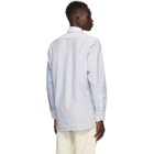 Drakes Mutlicolor Oxford Cloth Stripe Shirt