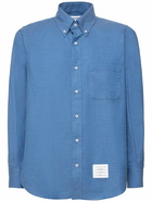 THOM BROWNE - Straight Fit Shirt W/center Back Stripe