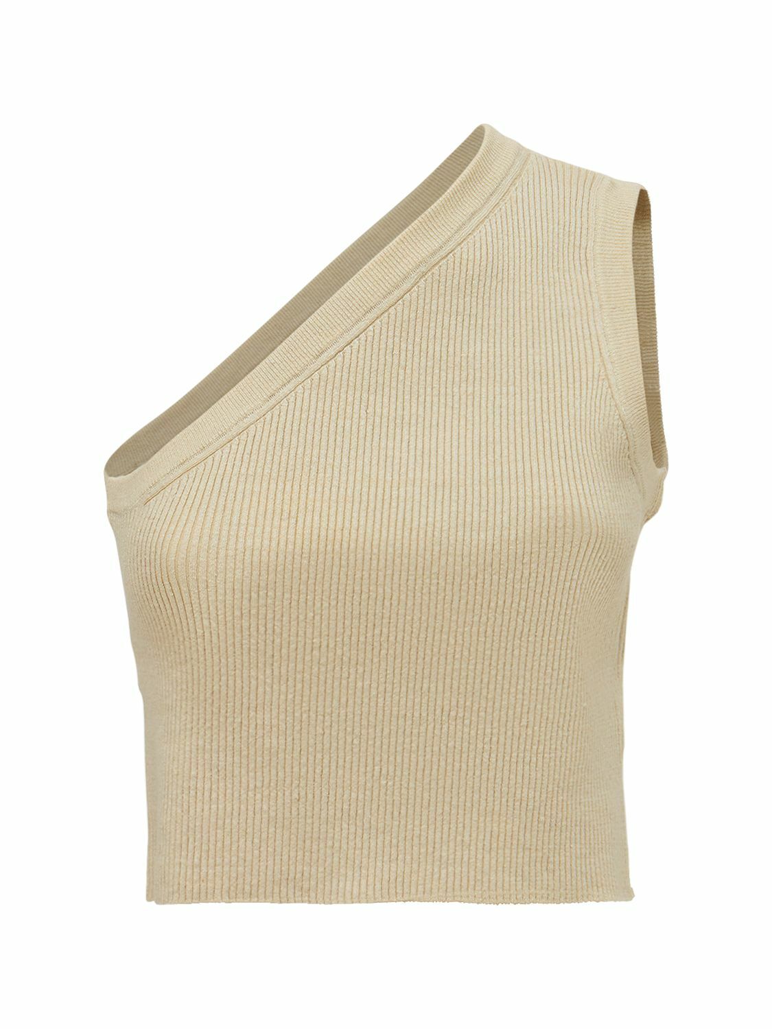 JACQUEMUS - La Maille Ascu One Shoulder Knit Top Jacquemus