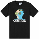 Adidas Men's Head T-Shirt in Black/Multicolor