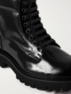 Paul Smith - Dizzie Patent-Leather Lace-Up Boots - Black