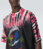 Balenciaga Printed tie-dye cotton jersey T-shirt
