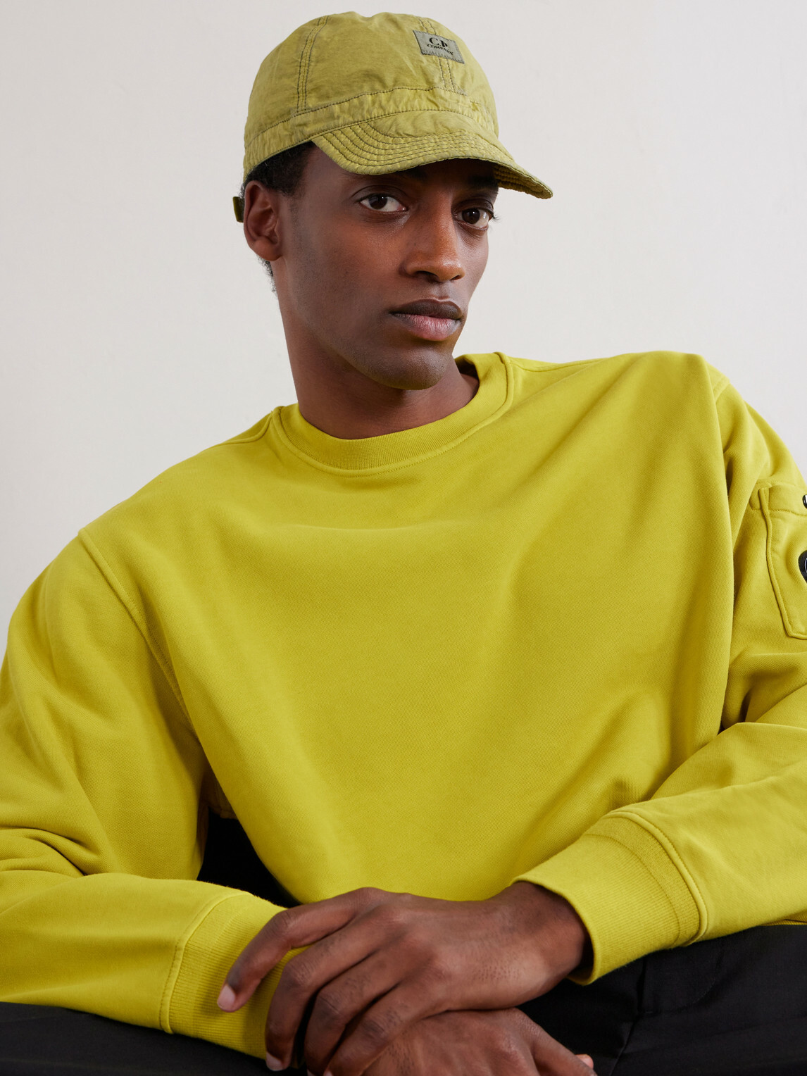 C.P. Company - 50 Fili Logo-Appliquéd Waxed Cotton-Blend Cap