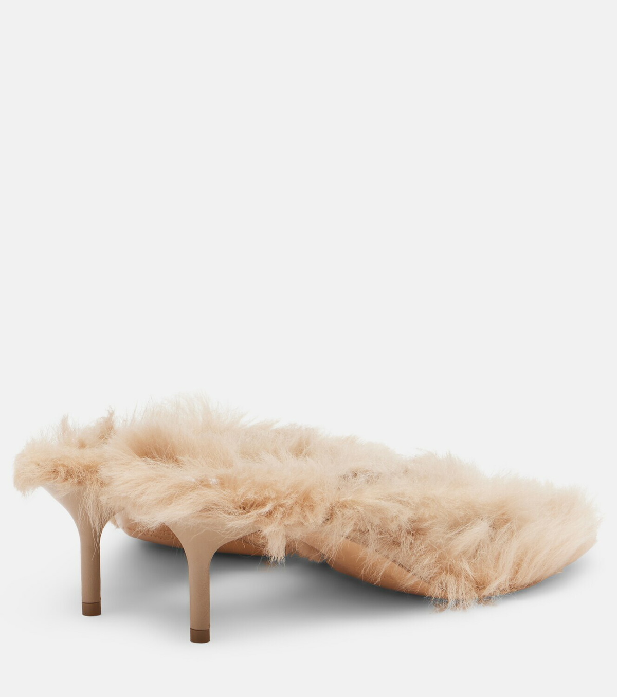 Acne Studios Shearling thong sandals