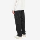 Pangaia Double Jersey Cargo Pant in Black