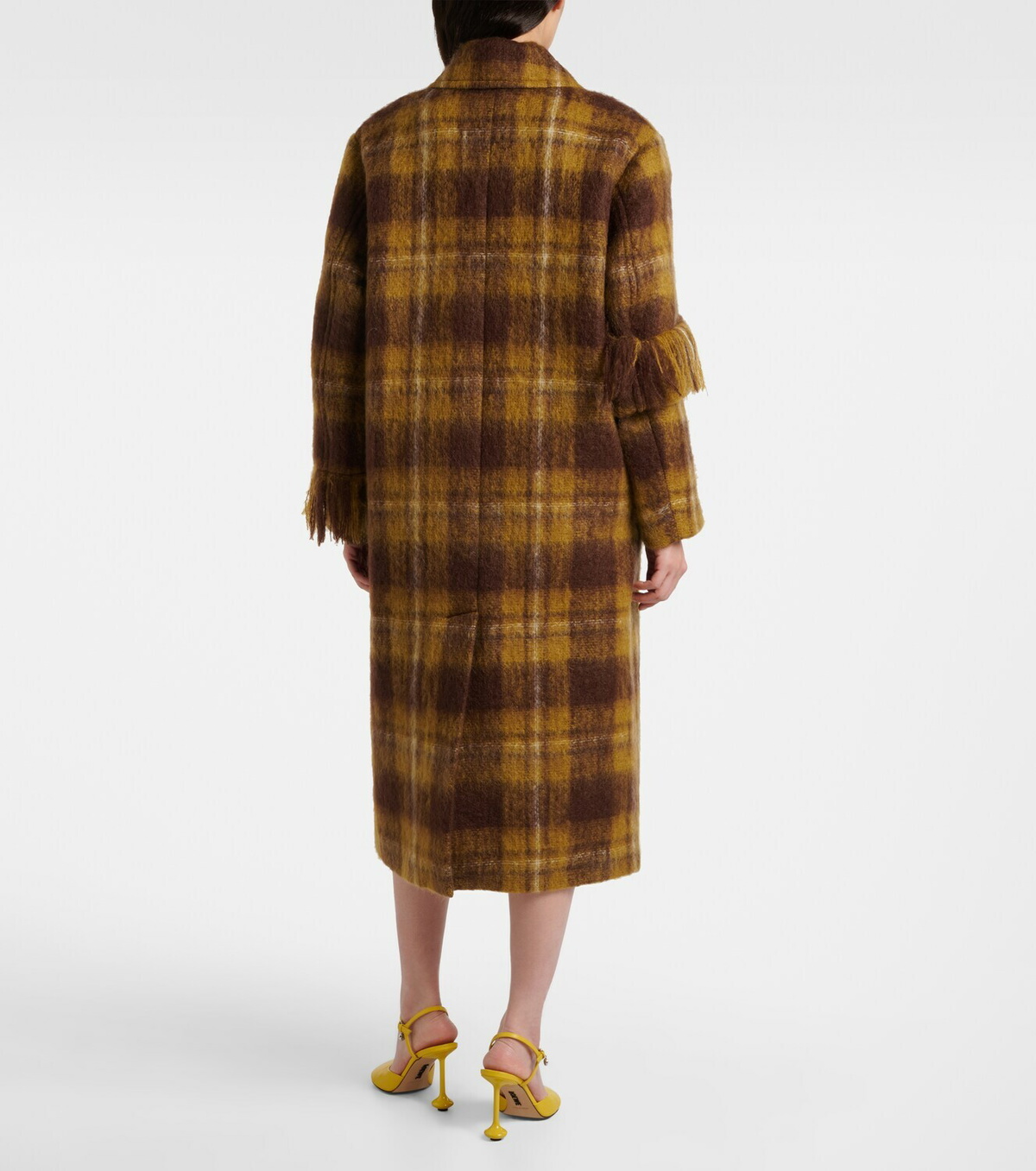 Loewe Fringed mohair and wool coat