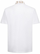VERSACE - Logo Cotton Polo Shirt