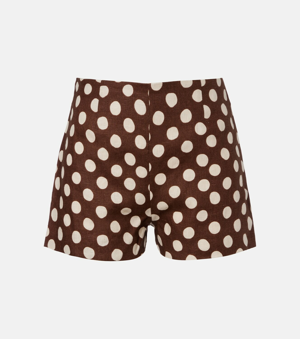 Faithfull Lila polka-dot linen shorts