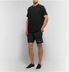 Givenchy - Slim-Fit Long-Length Logo-Print Swim Shorts - Men - Black