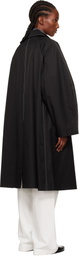 Cordera Black Relaxed Trench Coat
