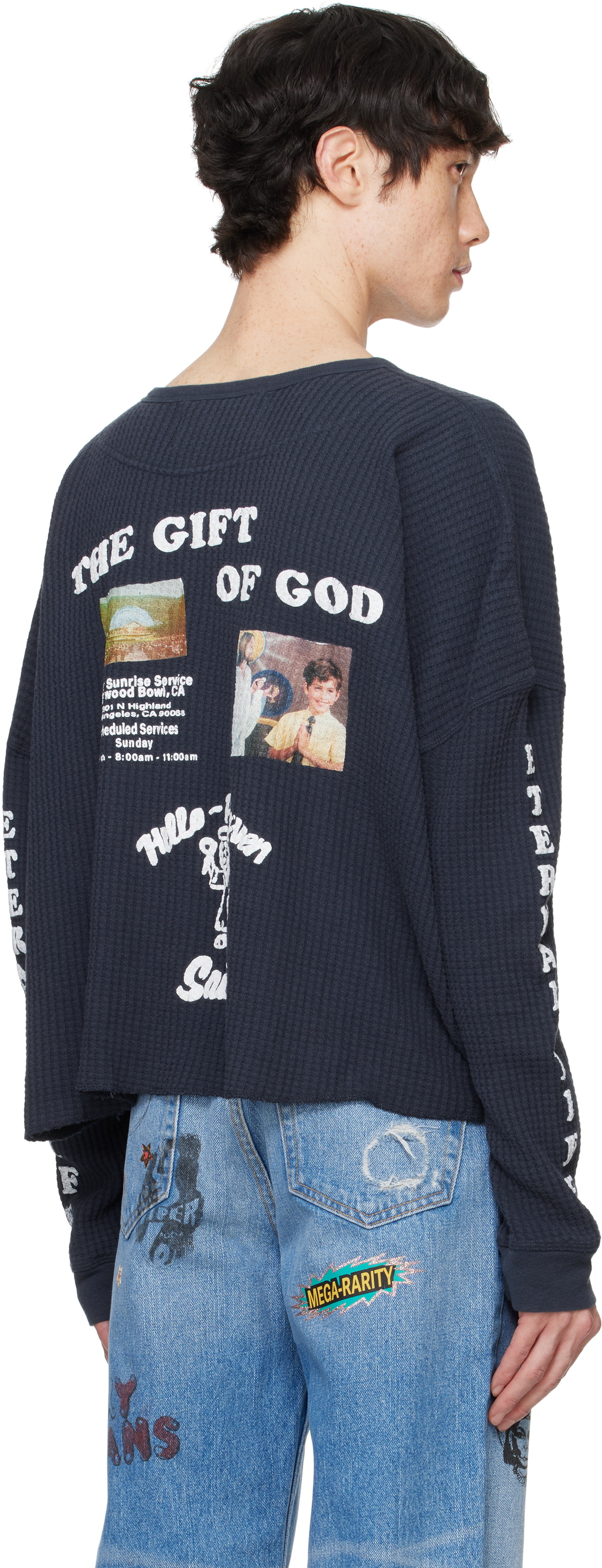 PALY Navy 'Eternal Life' Long Sleeve T-shirt