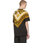 Versace Black Brocade T-Shirt