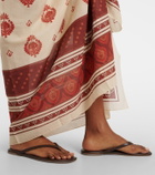 Johanna Ortiz Printed cotton beach cover-up