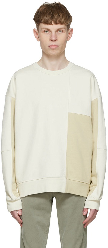 Photo: Frame Off-White Cotton Sweatshirt