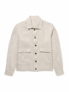 De Petrillo - Linen-Twill Overshirt - Neutrals