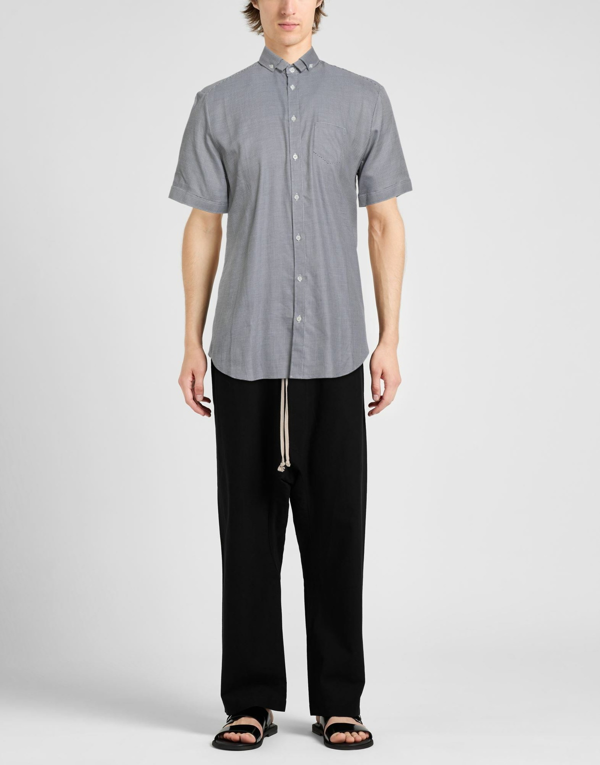 Neil Barrett Mens Shirt in Black