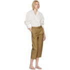 Carven Beige Cropped Trousers