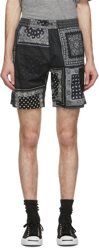Photo: Levi's Grey Bandana Utility Shorts