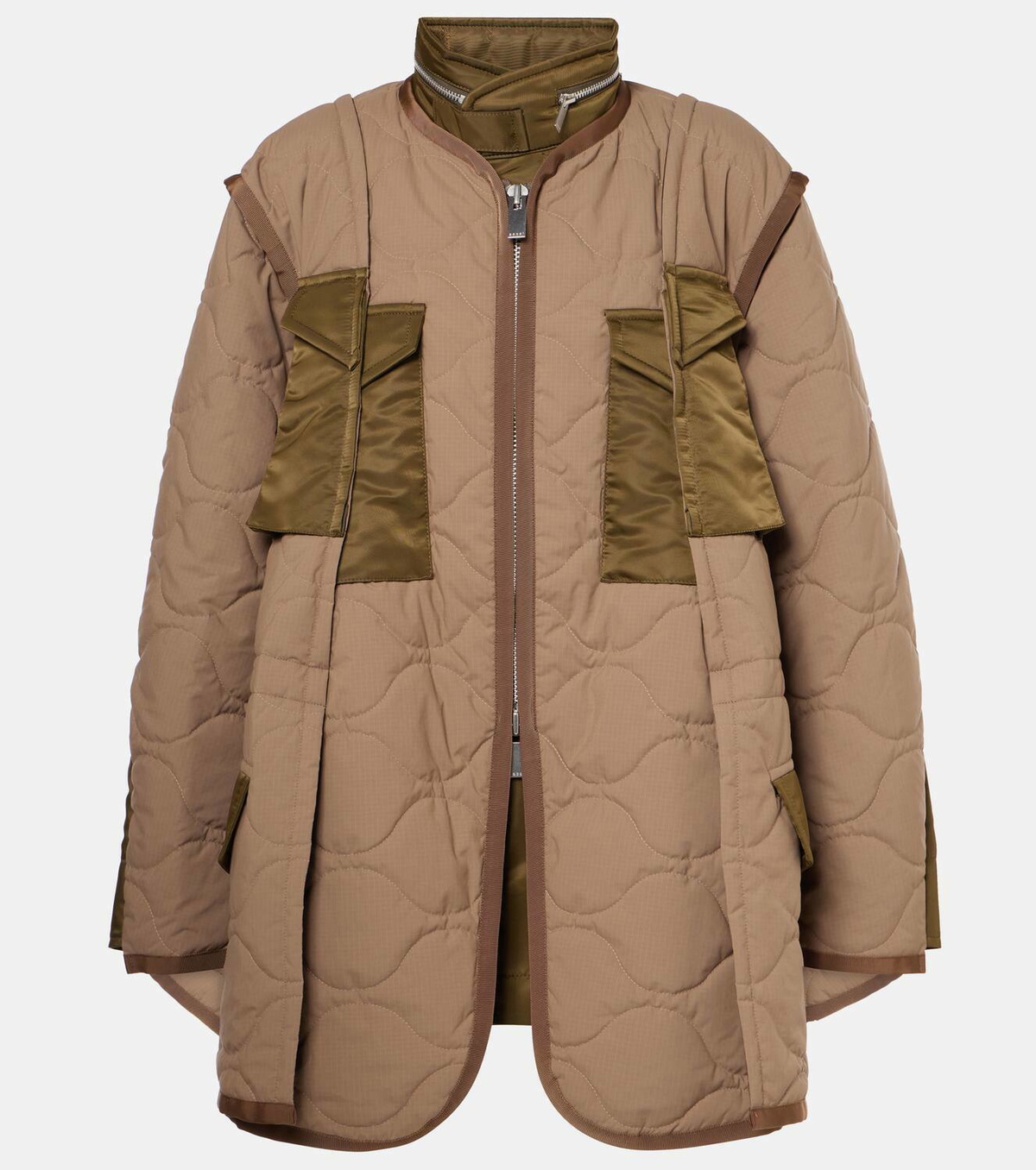Sacai Quilted ripstop coat Sacai