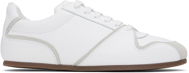 Photo: Moschino White Tennis Sneakers