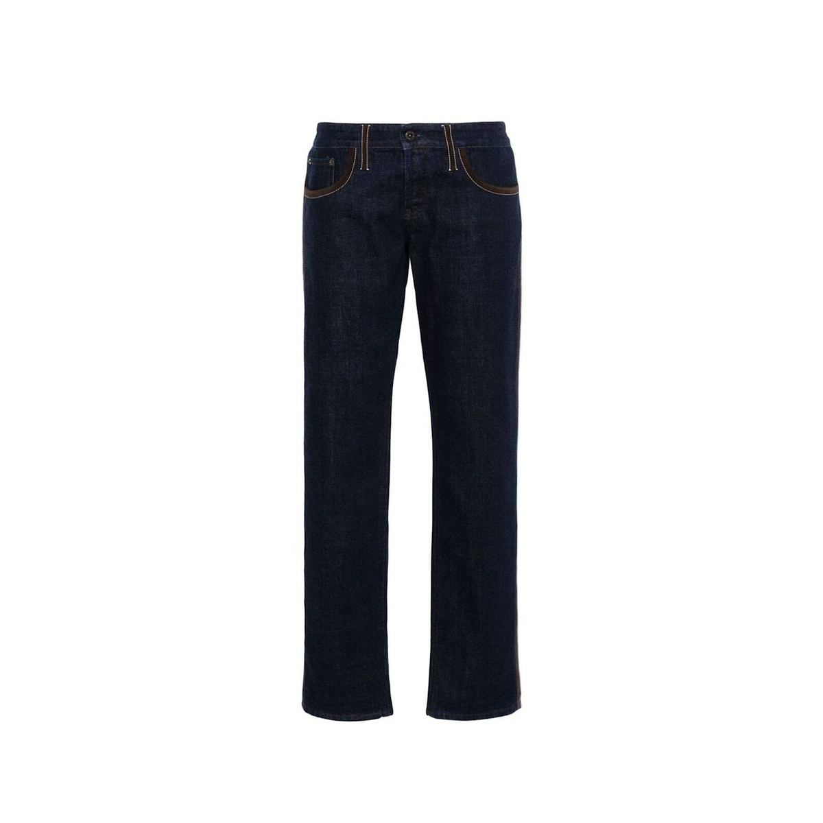 人気 ブランド チェック Miu Miu Blue Denim Trousers Miu Miu パンツ
