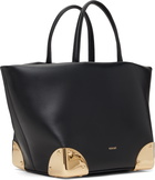 sacai Black Corner Metal Small Tote