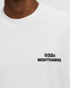 032c Nighthawks T Shirt White Shortsleeves