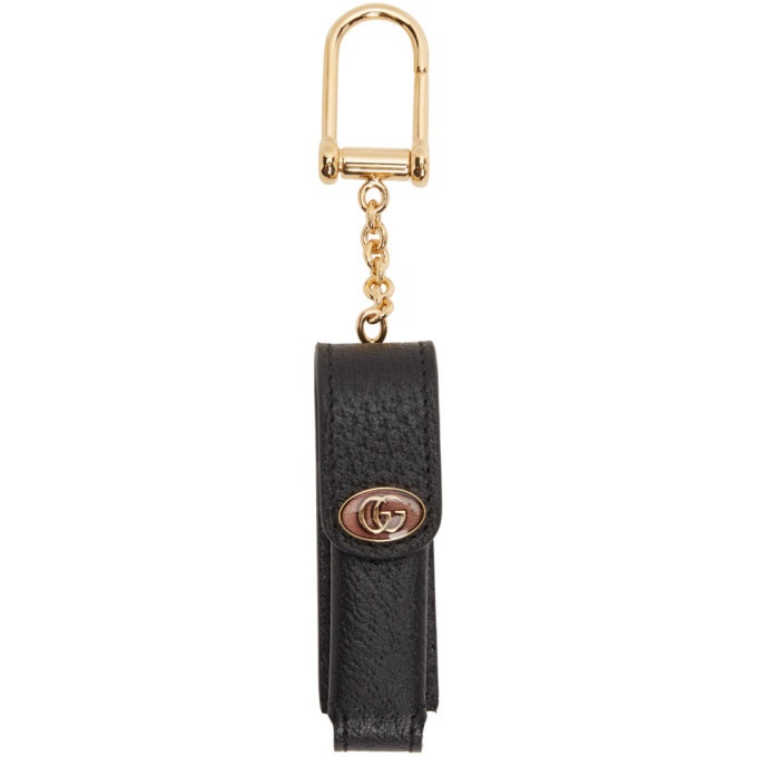 Gucci Black Single Porte-Rouges Keychain Gucci