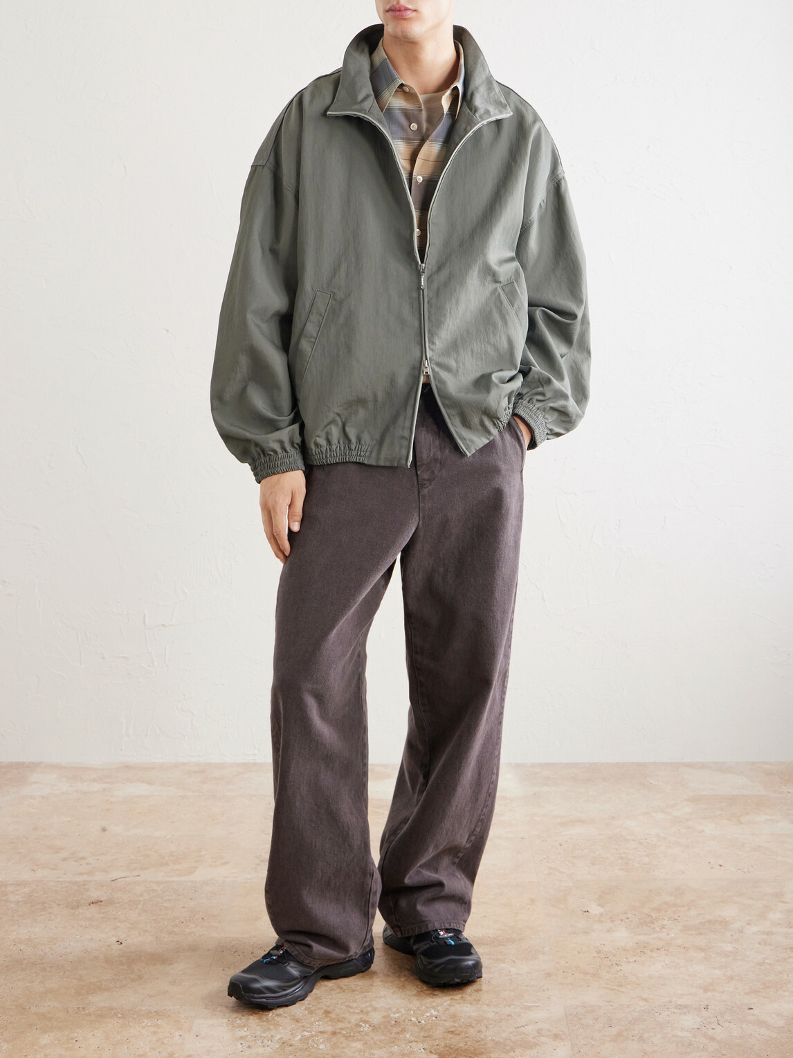 AGOLDE - Shell Blouson Jacket - Green