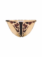 WEWOREWHAT Animal Printed Bikini Bottoms