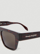 Alexander McQueen - Square Sunglasses in Brown